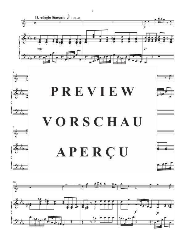 Produktgalerie: Seite 10 von 11 Konzert No. 2 in Es-Dur, , Horn in F und Klavier