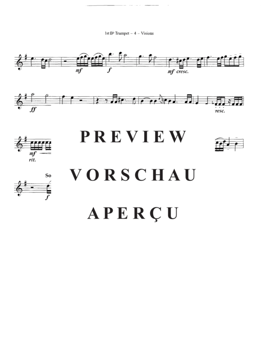 Produktgalerie: Seite 14 von 21 Visions , , (Blechbläserquartett 2x Trompete, Euphonium + Tuba)