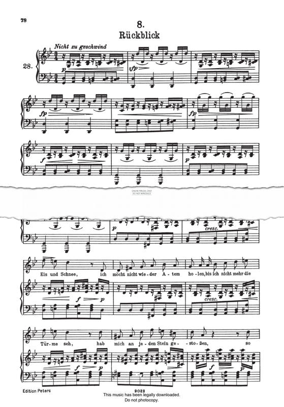 Produktbild zu: Rückblick (from 'Winterreise Op.89 D911')