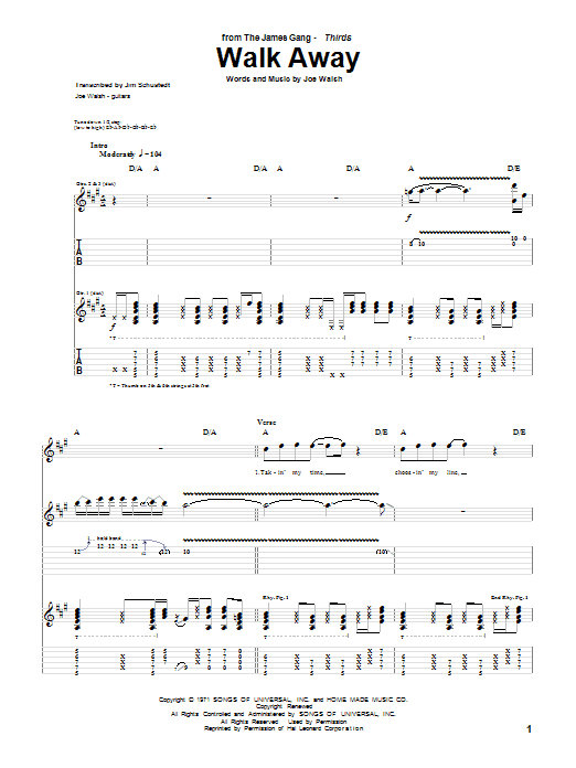 Produktbild zu: Walk Away