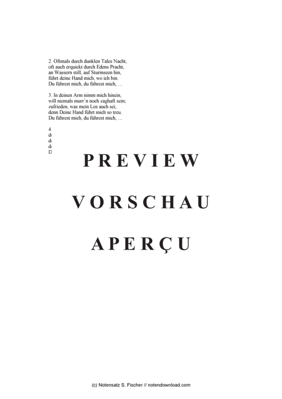 Produktgalerie: Seite 3 von 3 du führest mich o seligkeit , , (Gemischter Chor)