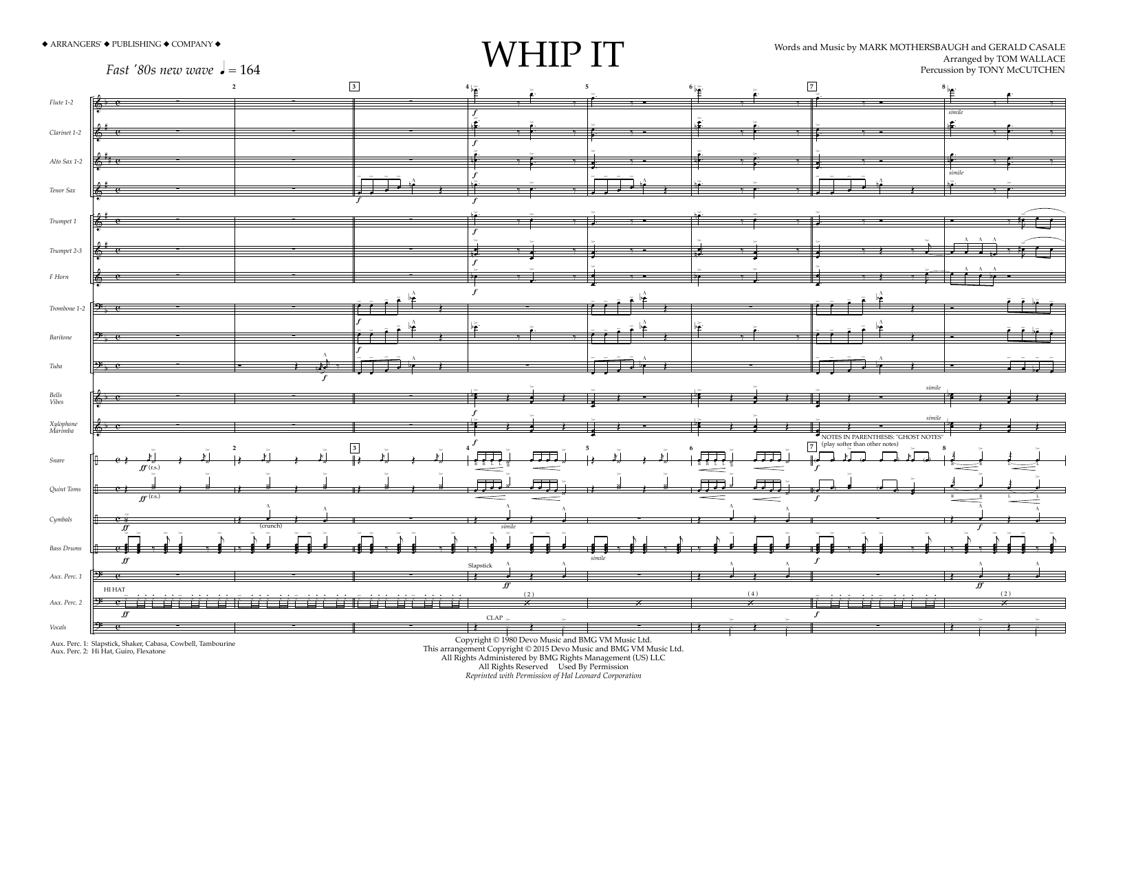 Product picture to: Whip It - Full Score