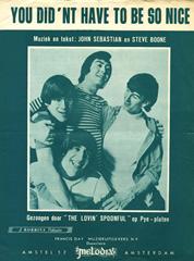 cover: You Didn't Have To Be So Nice, The Lovin' Spoonful