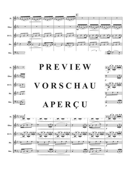 Produktgalerie: Seite 4 von 16 Andantino (3.Satz) , ,  (Holzbläser-Quintett)