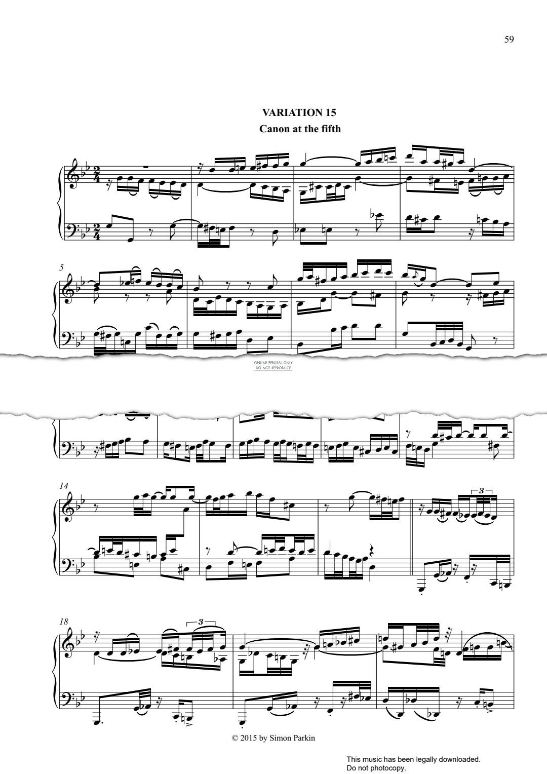 Produktgalerie: Seite 1 von 1 Goldberg Variations, Johann Sebastian Bach, Klavier