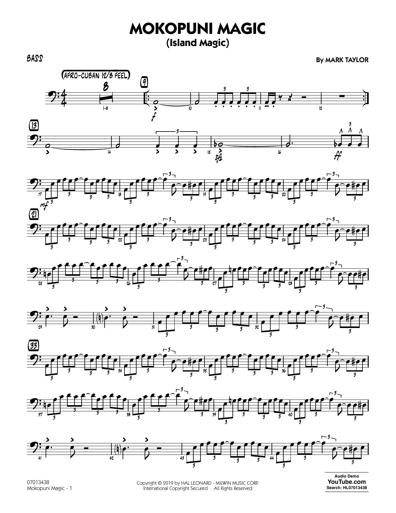 Produktgalerie: Seite 1 von 1 Mokopuni Magic (Island Magic) - Bass, Mark Taylor