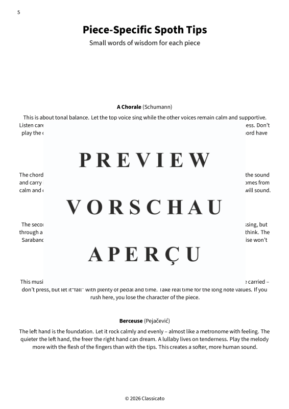 Produktgalerie: Seite 7 von 11 Slow Pieces for Sloth Pianists - In simplified arrangements, , Klavier Solo