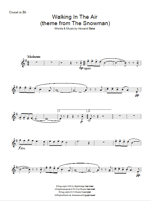Produktbild zu: Walking In The Air (theme from The Snowman)