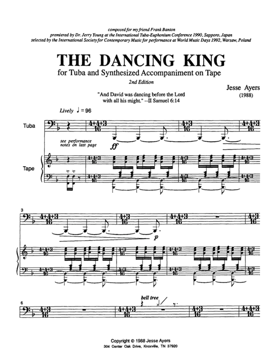 Product picture to: Dancing King Jesse Ayers