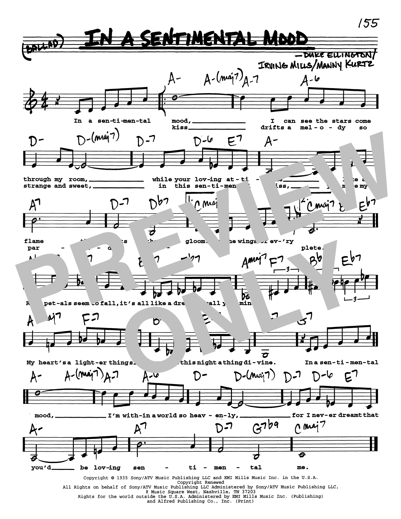 Produktbild zu: In A Sentimental Mood (Low Voice)