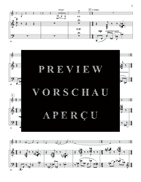 Product gallery: Page 11 of 11 Mark My Words, , (clarinet in Bb and piano)