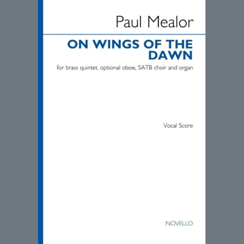 cover: On The Wings Of Dawn, Paul Mealor