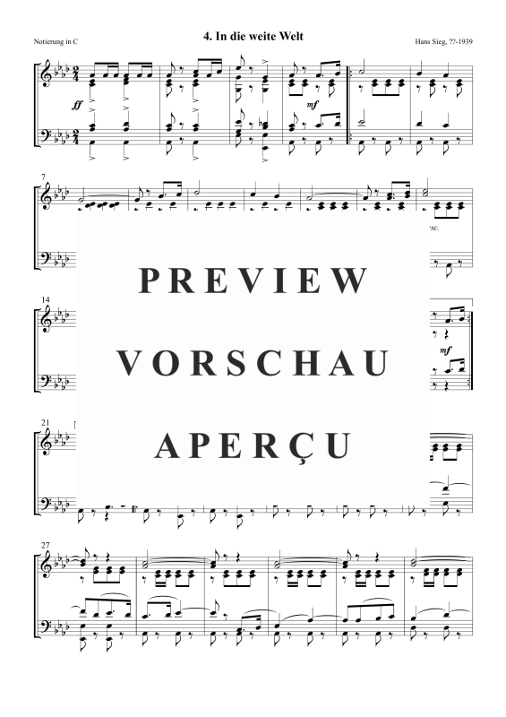 Product gallery: Page 2 of 5 In die weite Welt, , Trombone Choir
