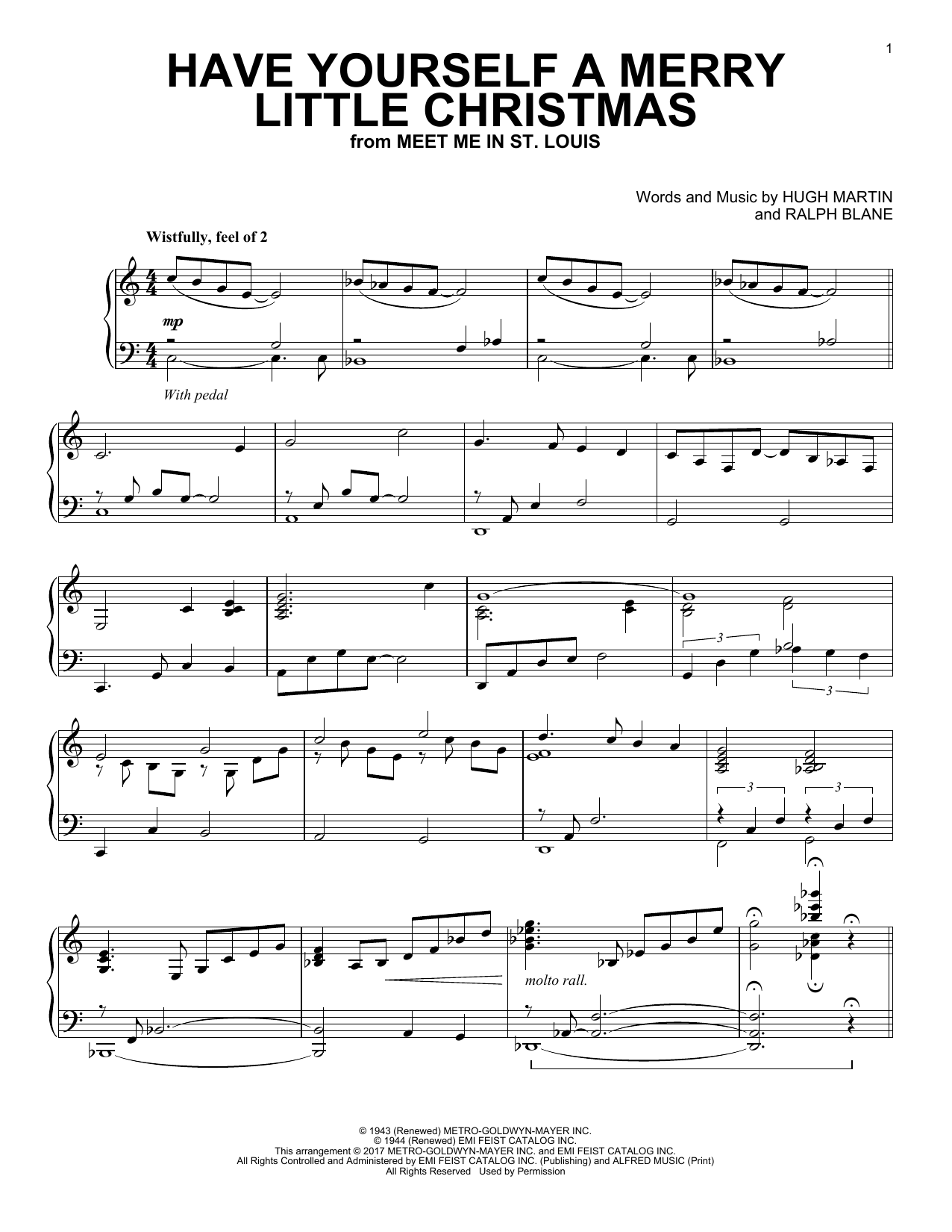 Product gallery: Page 1 of 1 Have Yourself A Merry Little Christmas [Jazz version], Ralph Blane
