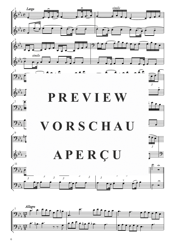 Produktgalerie: Seite 7 von 9 Sonata Nr. 9 c-moll op. 1, , Cello und Kontrabass