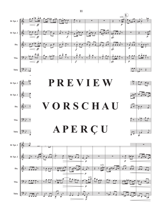 Produktgalerie: Seite 13 von 21 Rondino Brilliante , , (Blechbläserquintett)