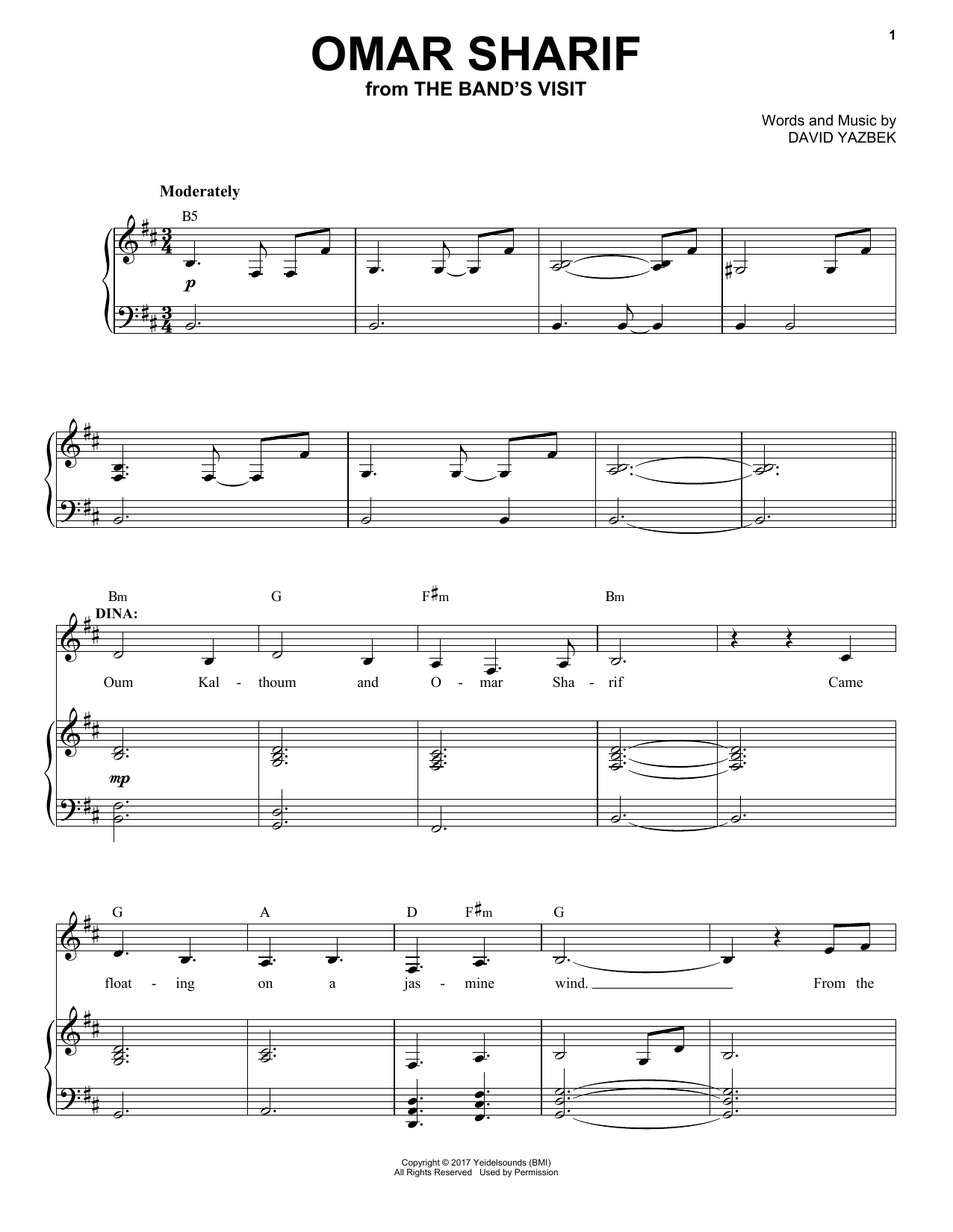 Produktbild zu: Omar Sharif (from The Band's Visit)