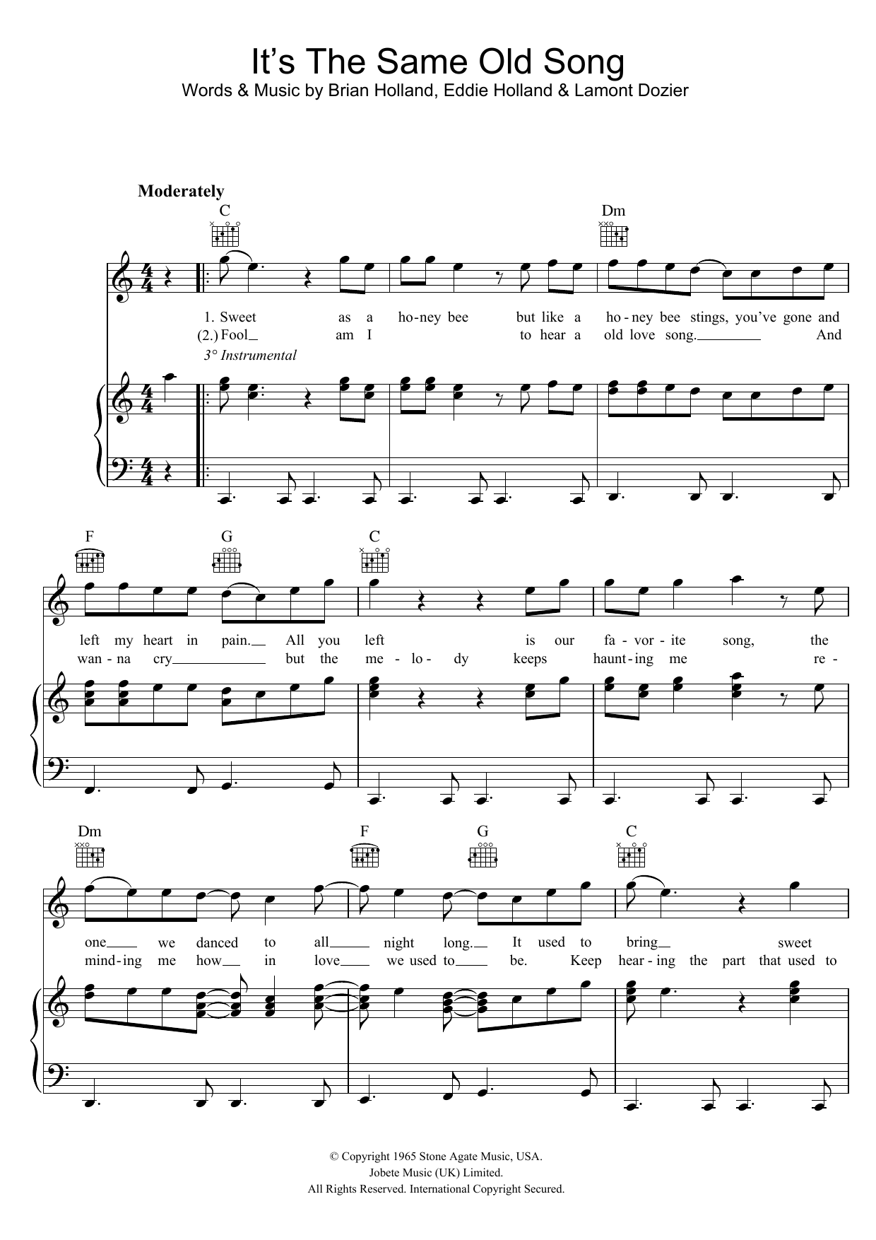 Produktbild zu: It's The Same Old Song