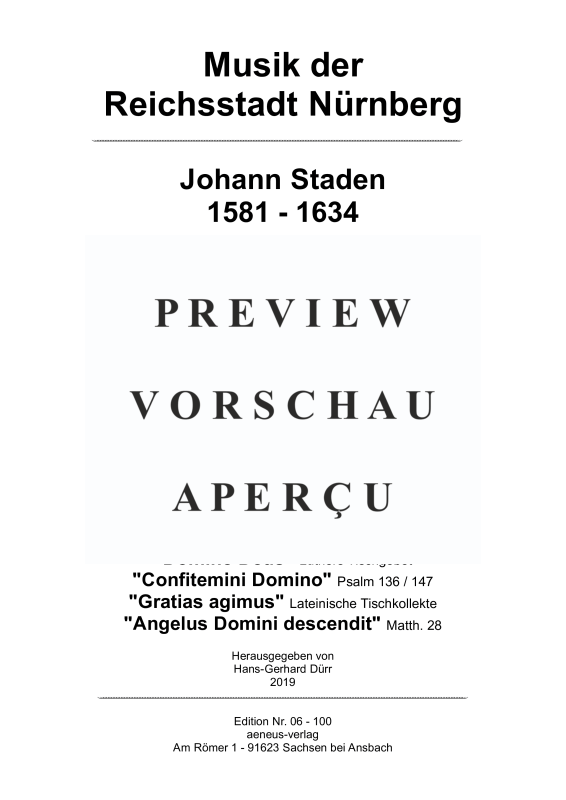 gallery: Harmoniae novae Heft 1, , Chor 3-stimmig mit B.C.