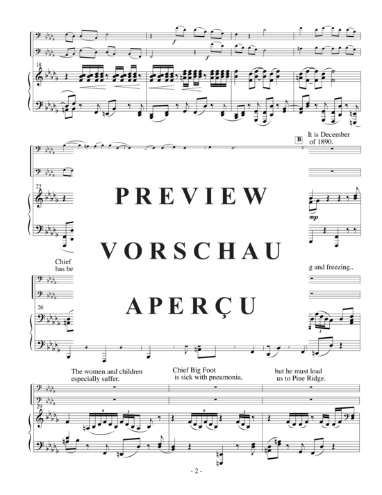 Produktgalerie: Seite 8 von 21 Requiem for Wounded Knee , , (2x Tuba + Klavier + Erzähler)