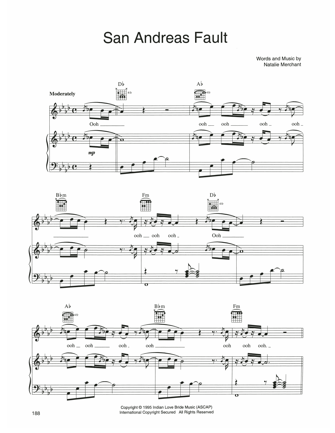 Produktgalerie: Seite 1 von 1 San Andreas Fault, Natalie Merchant, Gesang, Gitarre, Klavier