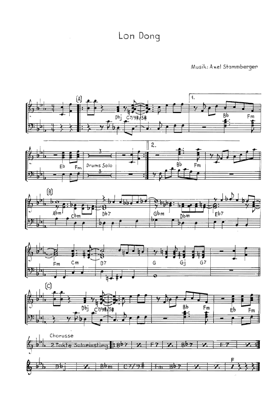 Product picture to: Lon Dong sheet music for jazzpiano