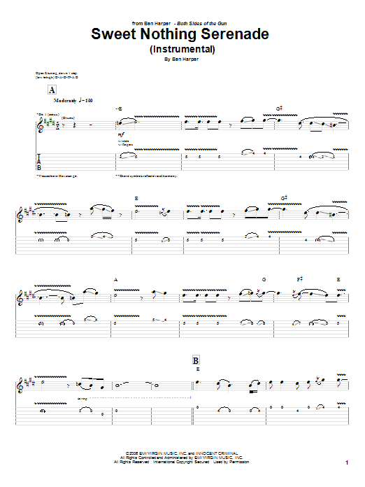 Produktbild zu: Sweet Nothing Serenade (Instrumental)