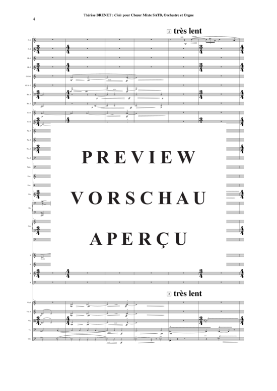 gallery: Ciels , , (Gemischter Chor, Orchester) nur Partitur