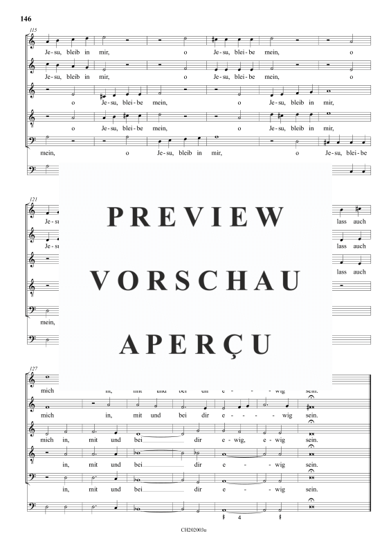 gallery: Wie kann und soll ich dich, Herr Jesu (Aria) , , (Gemischter Chor 5-stimmig)