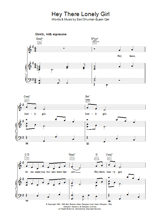 Produktbild zu: Hey There, Lonely Girl