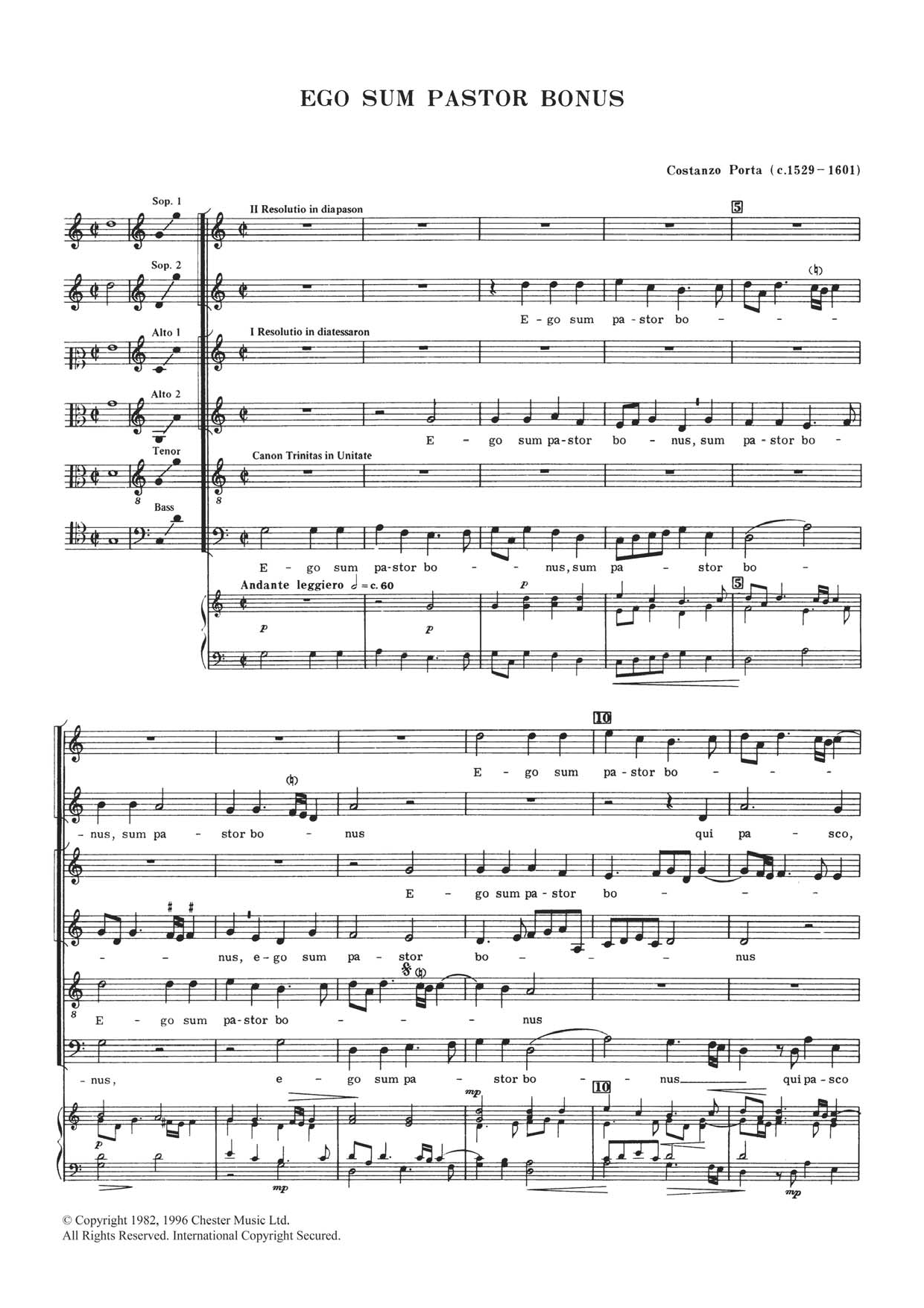 Produktbild zu: Ego Sum Pastor Bonus