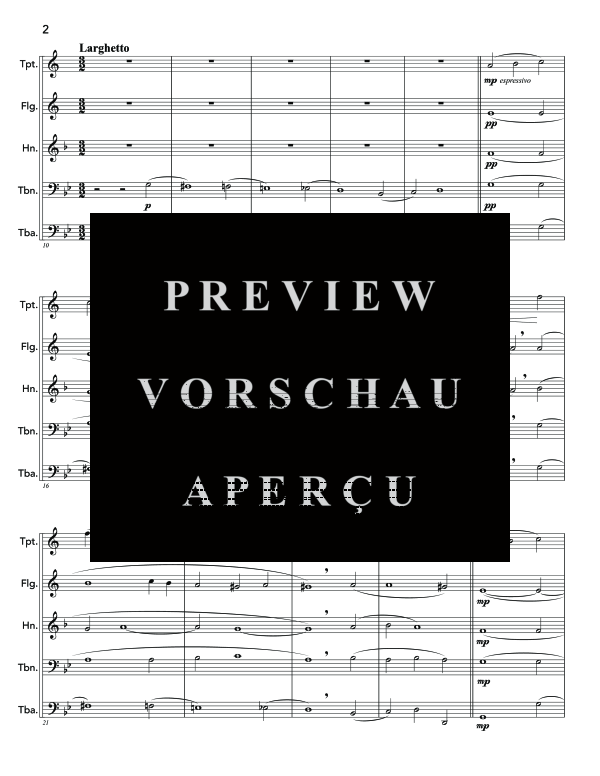 Produktgalerie: Seite 6 von 11 Dido´s Lament, , (Blechbläser Quintett)