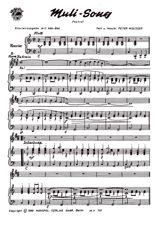 Produktbild zu: Muli-SongIvo Robic