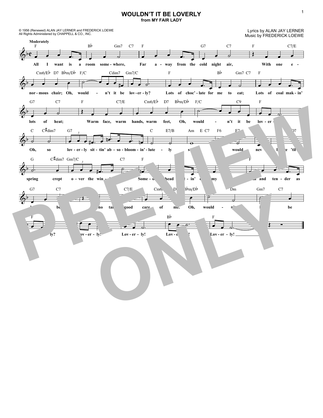 Produktbild zu: Wouldn't It Be Loverly