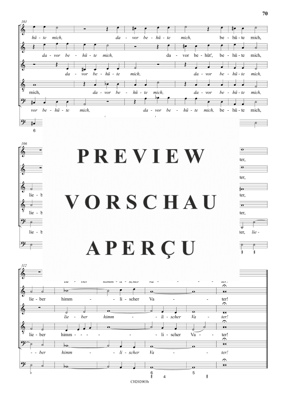 gallery: Zweierlei bitt ich von dir, , (Gemischter Chor 6-stimmig)