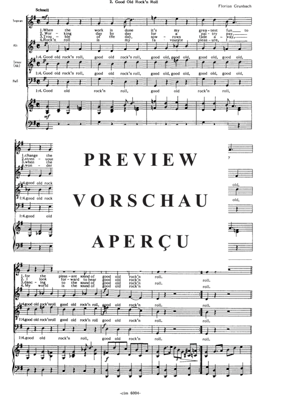 Product gallery: Page 5 of 6 Two Rock n Roll Songs , , (mixed choir + piano)