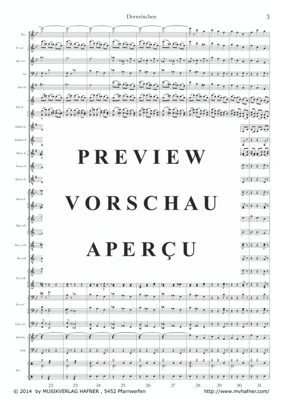 Product gallery: Page 8 of 11 Dornröschen, , (large wind orchestra)