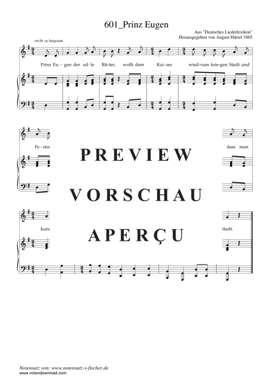 Product gallery: Page 2 of 3 Prinz Eugen , , Piano and Voice
