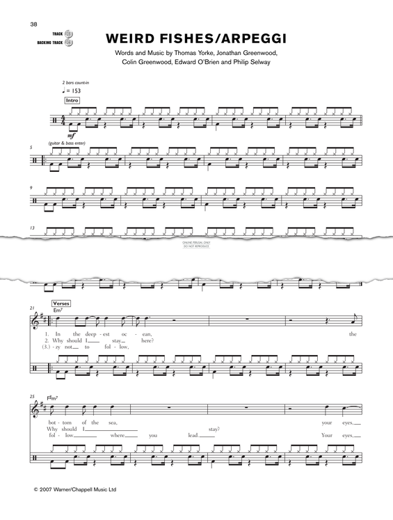 Product gallery: Page 1 of 1 Weird Fishes/Arpeggi, Radiohead