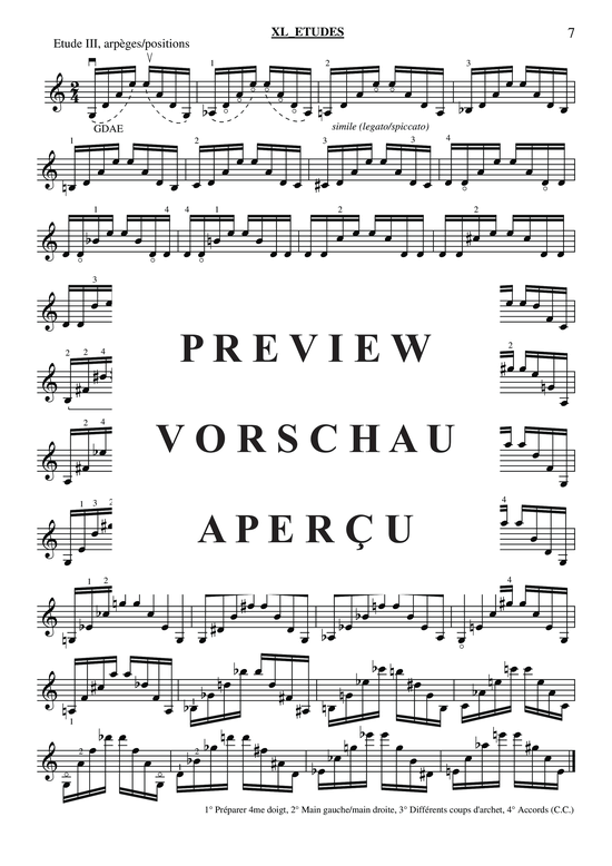 gallery: 40 Études for Violin , , (Geige Solo)