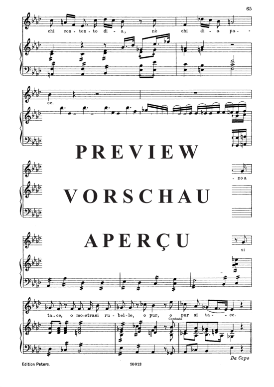 Product gallery: Page 5 of 5 Son stanco, ingiusti numi, , Alto Solo and Piano