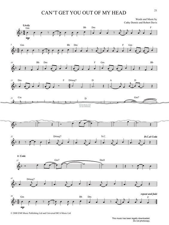 Product gallery: Page 1 of 1 Can't Get You Out Of My Head, Kylie Minogue