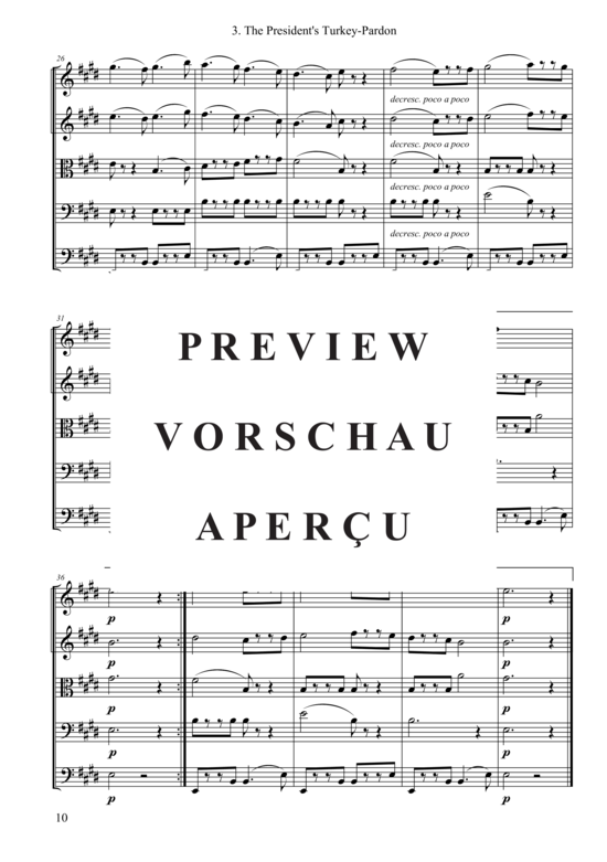 gallery: The President´s Turkey-Pardon , , (Streicher Quintett)