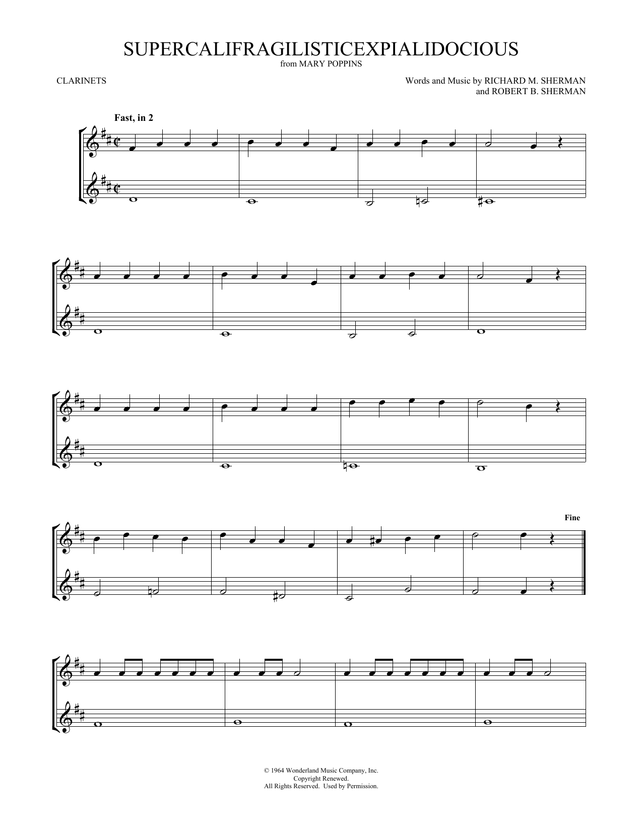 Product gallery: Page 1 of 1 Supercalifragilisticexpialidocious (from Mary Poppins) (arr. Mark Phillips), Julie Andrews