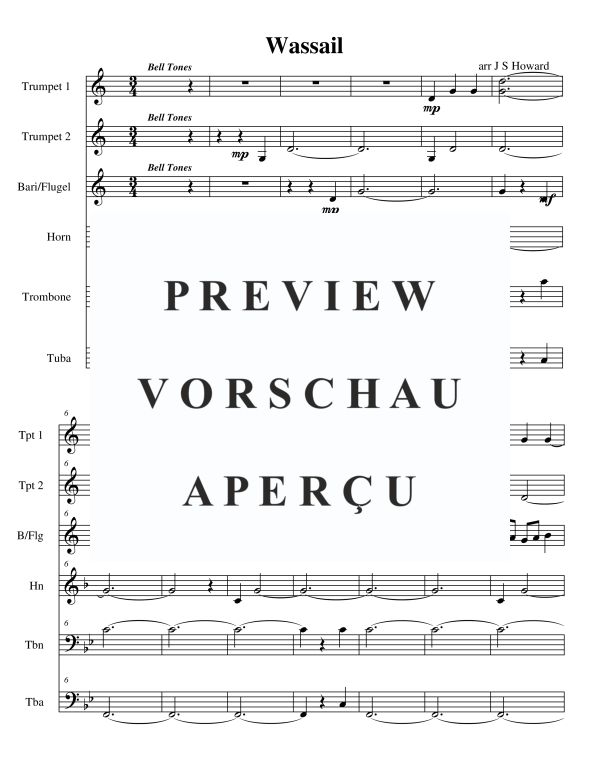 Produktgalerie: Seite 3 von 11 Wassail, , BlechblÀser Sextett
