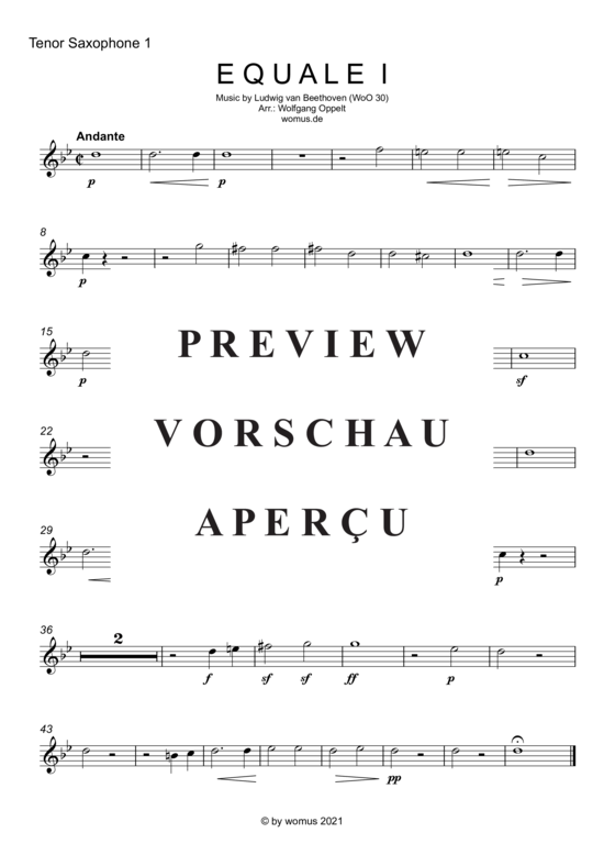 Product gallery: Page 12 of 15 Drei Equale , , (Saxophone Quartet AATT)