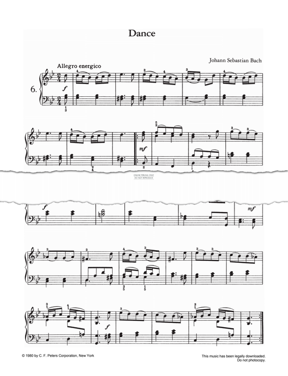 Produktgalerie: Seite 1 von 1 Dance, Johann Sebastian Bach, Klavier