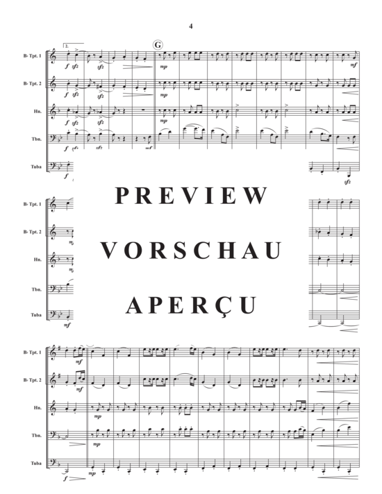 Produktgalerie: Seite 6 von 18 Thunder and Lighting , , (Blechbläserquintett)