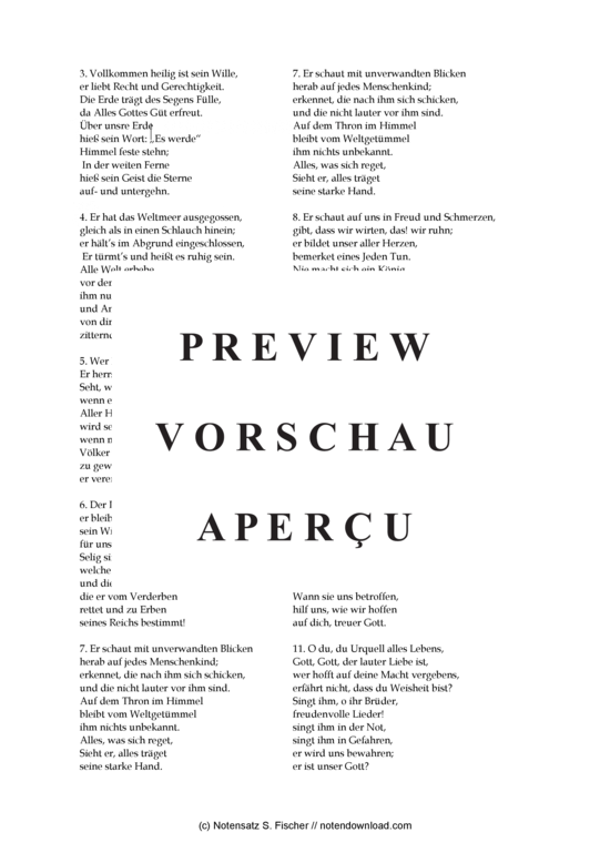 Produktgalerie: Seite 3 von 3 Ihr Frommen bringt Gott Preis und Ehre , , (Gemischter Chor)