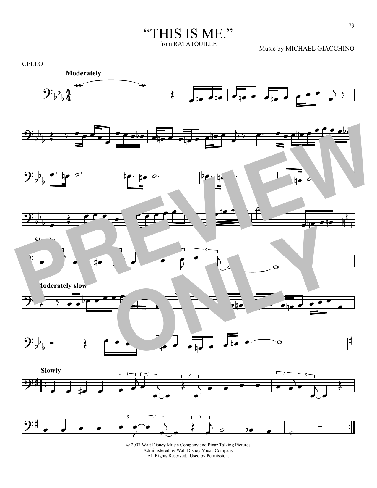 Product gallery: Page 1 of 1 "This is me." (from Ratatouille), Michael Giacchino